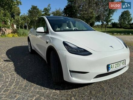 Білий Тесла Model Y, об'ємом двигуна 0 л та пробігом 24 тис. км за 25500 $, фото 1 на Automoto.ua