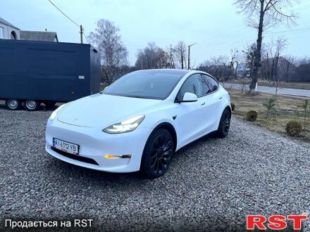 Білий Тесла Model Y, об'ємом двигуна 82 л та пробігом 0 тис. км за 29999 $, фото 1 на Automoto.ua