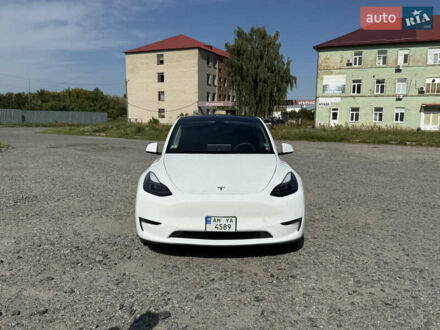 Білий Тесла Model Y, об'ємом двигуна 0 л та пробігом 57 тис. км за 31000 $, фото 1 на Automoto.ua