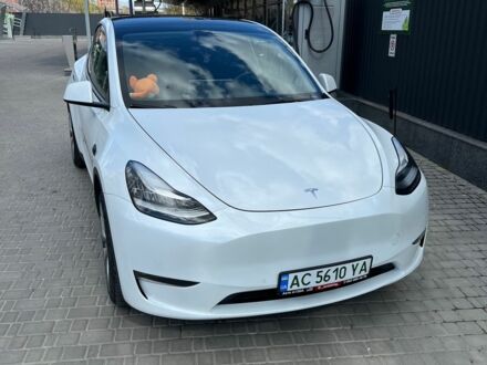 Білий Тесла Model Y, об'ємом двигуна 0 л та пробігом 93 тис. км за 23000 $, фото 1 на Automoto.ua
