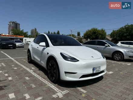 Тесла Model Y 2022 в Одессе на Automoto.ua Белый Тесла Model Y, объемом двигателя 0 л и пробегом 49 тыс. км за 28300 $, фото 1 на Automoto.ua