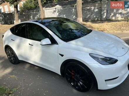 Білий Тесла Model Y, об'ємом двигуна 0 л та пробігом 60 тис. км за 30400 $, фото 1 на Automoto.ua