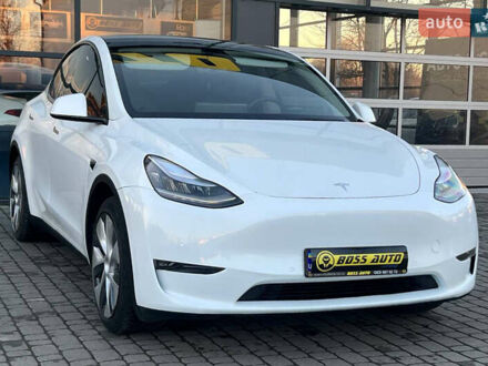 Білий Тесла Model Y, об'ємом двигуна 0 л та пробігом 78 тис. км за 27400 $, фото 1 на Automoto.ua