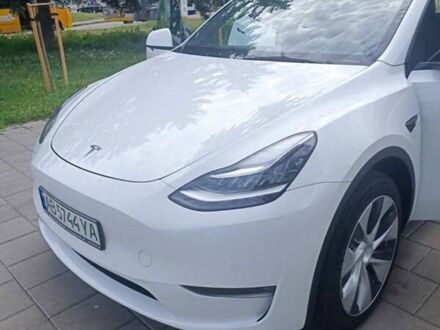 Білий Тесла Model Y, об'ємом двигуна 0 л та пробігом 55 тис. км за 22900 $, фото 1 на Automoto.ua