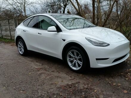 Белый Тесла Model Y, объемом двигателя 0 л и пробегом 52 тыс. км за 26500 $, фото 1 на Automoto.ua