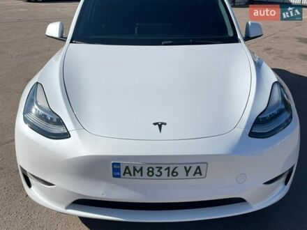 Белый Тесла Model Y, объемом двигателя 0 л и пробегом 112 тыс. км за 25500 $, фото 1 на Automoto.ua