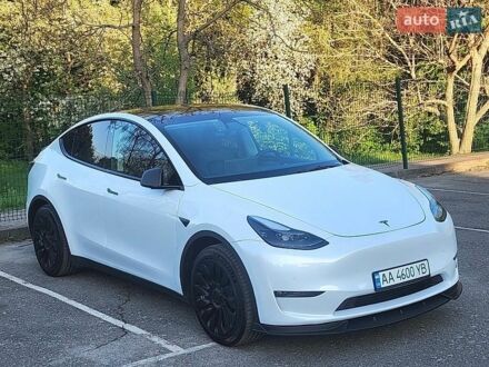 Белый Тесла Model Y, объемом двигателя 0 л и пробегом 57 тыс. км за 25900 $, фото 1 на Automoto.ua