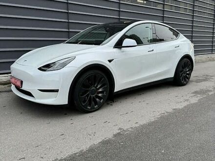 Білий Тесла Model Y, об'ємом двигуна 0 л та пробігом 32 тис. км за 23900 $, фото 1 на Automoto.ua