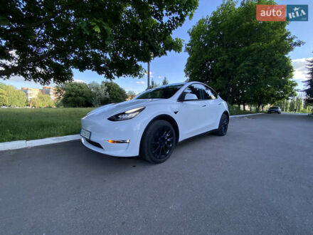Білий Тесла Model Y, об'ємом двигуна 0 л та пробігом 10 тис. км за 27300 $, фото 1 на Automoto.ua