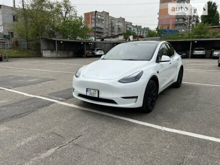 Білий Тесла Model Y, об'ємом двигуна 0 л та пробігом 12 тис. км за 42200 $, фото 1 на Automoto.ua
