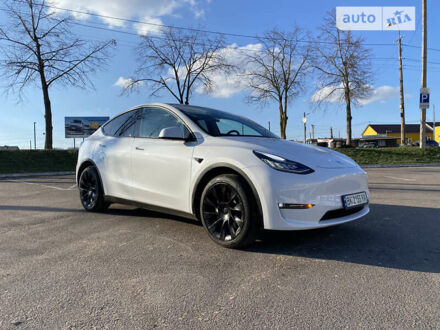 Білий Тесла Model Y, об'ємом двигуна 0 л та пробігом 9 тис. км за 36555 $, фото 1 на Automoto.ua