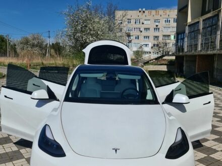 Білий Тесла Model Y, об'ємом двигуна 0 л та пробігом 22 тис. км за 35000 $, фото 1 на Automoto.ua