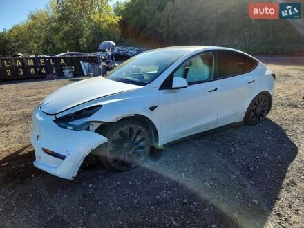 Білий Тесла Model Y, об'ємом двигуна 0 л та пробігом 44 тис. км за 10500 $, фото 1 на Automoto.ua