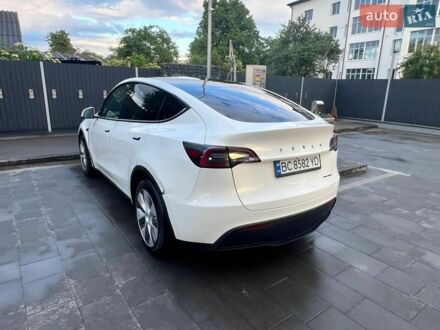 Білий Тесла Model Y, об'ємом двигуна 0 л та пробігом 160 тис. км за 23199 $, фото 1 на Automoto.ua