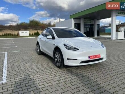 Белый Тесла Model Y, объемом двигателя 0 л и пробегом 90 тыс. км за 21500 $, фото 1 на Automoto.ua