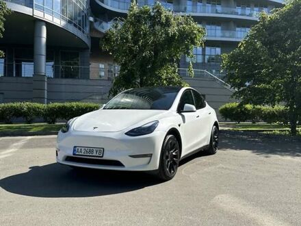 Білий Тесла Model Y, об'ємом двигуна 0 л та пробігом 7 тис. км за 38999 $, фото 1 на Automoto.ua