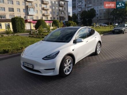 Тесла Model Y 2023 в Житомире на Automoto.ua Белый Тесла Model Y, объемом двигателя 0 л и пробегом 31 тыс. км за 25500 $, фото 1 на Automoto.ua