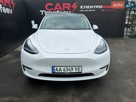Белый Тесла Model Y, объемом двигателя 0 л и пробегом 59 тыс. км за 29000 $, фото 1 на Automoto.ua
