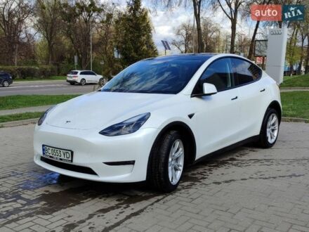 Белый Тесла Model Y, объемом двигателя 0 л и пробегом 87 тыс. км за 25900 $, фото 1 на Automoto.ua
