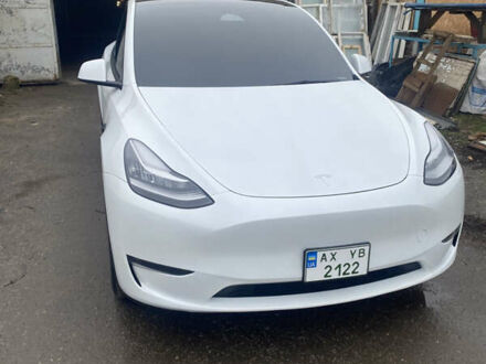 Белый Тесла Model Y, объемом двигателя 0 л и пробегом 38 тыс. км за 26500 $, фото 1 на Automoto.ua