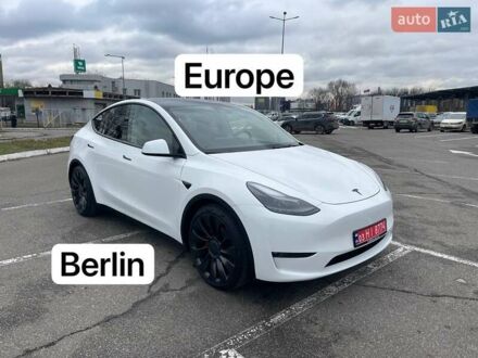 Білий Тесла Model Y, об'ємом двигуна 0 л та пробігом 39 тис. км за 33900 $, фото 1 на Automoto.ua