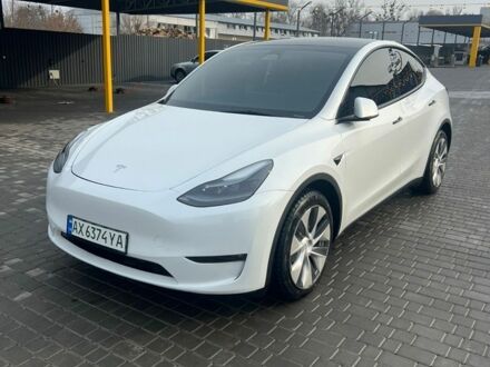 Білий Тесла Model Y, об'ємом двигуна 0 л та пробігом 47 тис. км за 25000 $, фото 1 на Automoto.ua