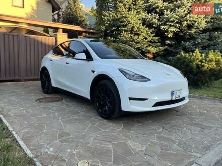 Білий Тесла Model Y, об'ємом двигуна 0 л та пробігом 44 тис. км за 28900 $, фото 1 на Automoto.ua