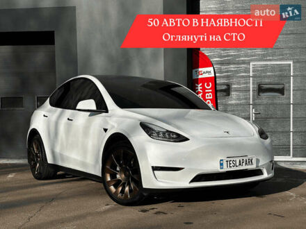 Тесла Model Y 2023 в Киеве на Automoto.ua Белый Тесла Model Y, объемом двигателя 0 л и пробегом 42 тыс. км за 33999 $, фото 1 на Automoto.ua