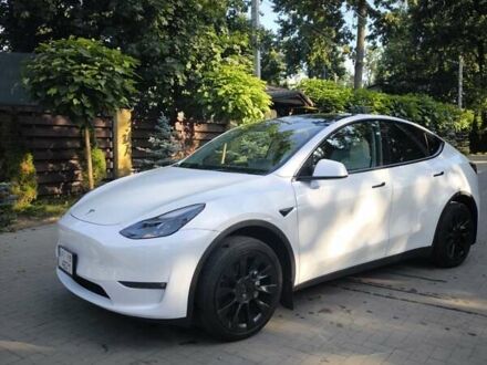 Белый Тесла Model Y, объемом двигателя 0 л и пробегом 30 тыс. км за 33800 $, фото 1 на Automoto.ua