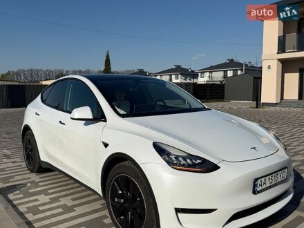 Белый Тесла Model Y, объемом двигателя 0 л и пробегом 47 тыс. км за 24900 $, фото 1 на Automoto.ua