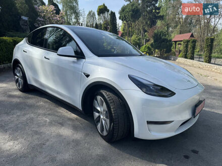 Тесла Model Y 2023 в Тернополе на Automoto.ua Белый Тесла Model Y, объемом двигателя 0 л и пробегом 22 тыс. км за 31999 $, фото 1 на Automoto.ua