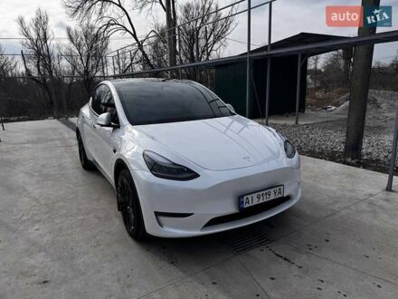 Білий Тесла Model Y, об'ємом двигуна 0 л та пробігом 24 тис. км за 29500 $, фото 1 на Automoto.ua