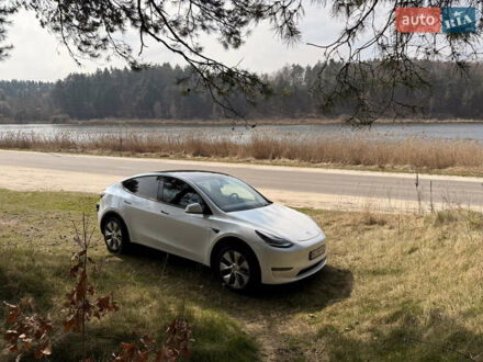 Белый Тесла Model Y, объемом двигателя 0 л и пробегом 80 тыс. км за 34800 $, фото 1 на Automoto.ua