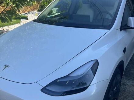 Белый Тесла Model Y, объемом двигателя 0 л и пробегом 30 тыс. км за 33000 $, фото 1 на Automoto.ua