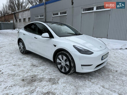 Білий Тесла Model Y, об'ємом двигуна 0 л та пробігом 36 тис. км за 27000 $, фото 1 на Automoto.ua