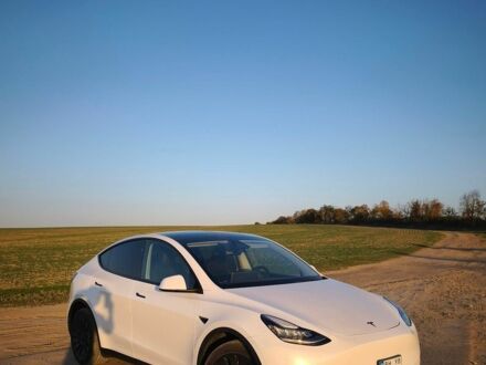 Белый Тесла Model Y, объемом двигателя 0 л и пробегом 40 тыс. км за 27700 $, фото 1 на Automoto.ua