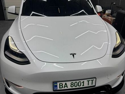 Белый Тесла Model Y, объемом двигателя 0 л и пробегом 48 тыс. км за 28300 $, фото 1 на Automoto.ua