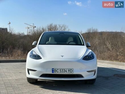 Білий Тесла Model Y, об'ємом двигуна 0 л та пробігом 26 тис. км за 29000 $, фото 1 на Automoto.ua