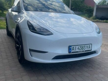 Белый Тесла Model Y, объемом двигателя 0 л и пробегом 90 тыс. км за 26400 $, фото 1 на Automoto.ua