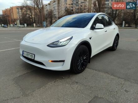 Белый Тесла Model Y, объемом двигателя 0 л и пробегом 123 тыс. км за 23300 $, фото 1 на Automoto.ua
