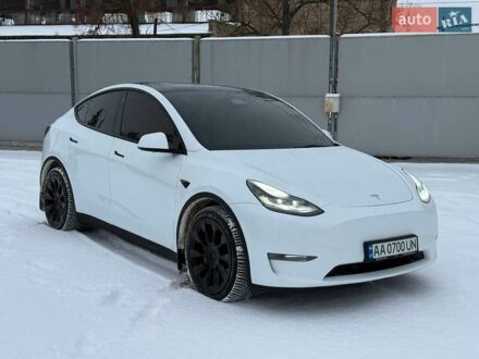 Білий Тесла Model Y, об'ємом двигуна 0 л та пробігом 35 тис. км за 28900 $, фото 1 на Automoto.ua