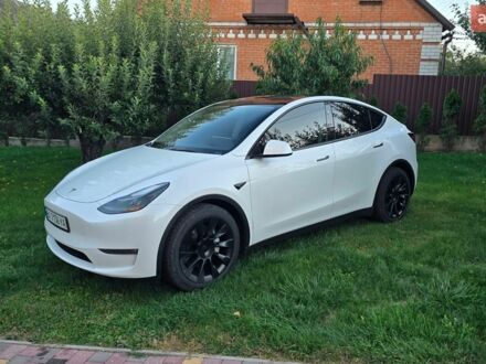 Білий Тесла Model Y, об'ємом двигуна 0 л та пробігом 20 тис. км за 28500 $, фото 1 на Automoto.ua