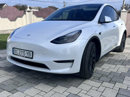 Тесла Model Y 2023 в Львове на Automoto.ua Белый Тесла Model Y, объемом двигателя 0 л и пробегом 22 тыс. км за 33800 $, фото 1 на Automoto.ua