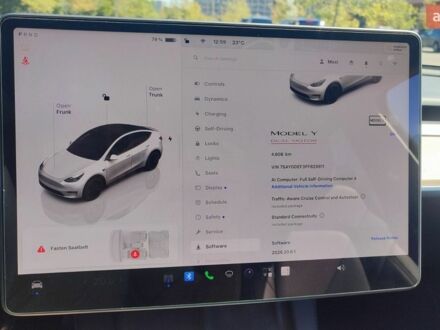 Белый Тесла Model Y, объемом двигателя 0 л и пробегом 4 тыс. км за 25300 $, фото 1 на Automoto.ua