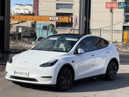 Белый Тесла Model Y, объемом двигателя 0 л и пробегом 18 тыс. км за 27999 $, фото 1 на Automoto.ua