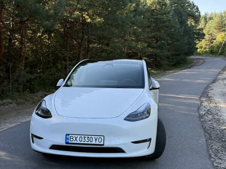 Білий Тесла Model Y, об'ємом двигуна 0 л та пробігом 30 тис. км за 32555 $, фото 1 на Automoto.ua