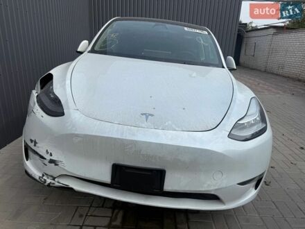 Білий Тесла Model Y, об'ємом двигуна 0 л та пробігом 76 тис. км за 19500 $, фото 1 на Automoto.ua