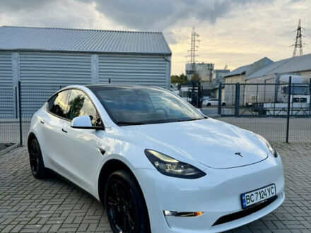 Тесла Model Y 2023 в Львове на Automoto.ua Белый Тесла Model Y, объемом двигателя 0 л и пробегом 48 тыс. км за 28900 $, фото 1 на Automoto.ua
