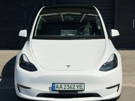 Белый Тесла Model Y, объемом двигателя 0 л и пробегом 62 тыс. км за 27500 $, фото 1 на Automoto.ua