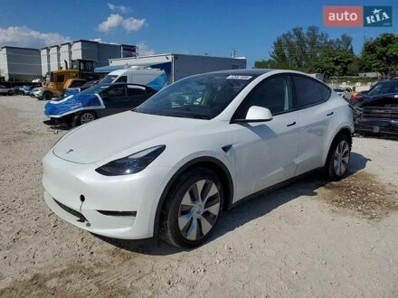 Белый Тесла Model Y, объемом двигателя 0 л и пробегом 74 тыс. км за 9000 $, фото 1 на Automoto.ua